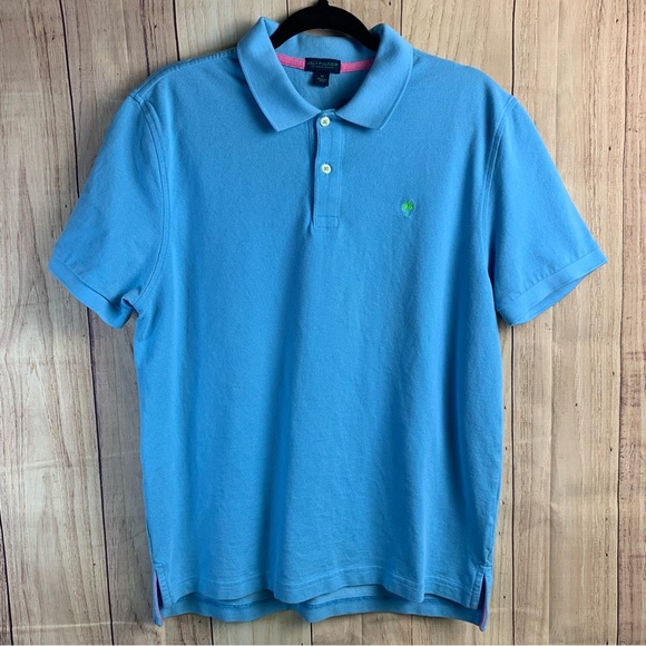 Lilly Pulitzer Other - Lilly Pulitzer Light Blue Polo Shirt